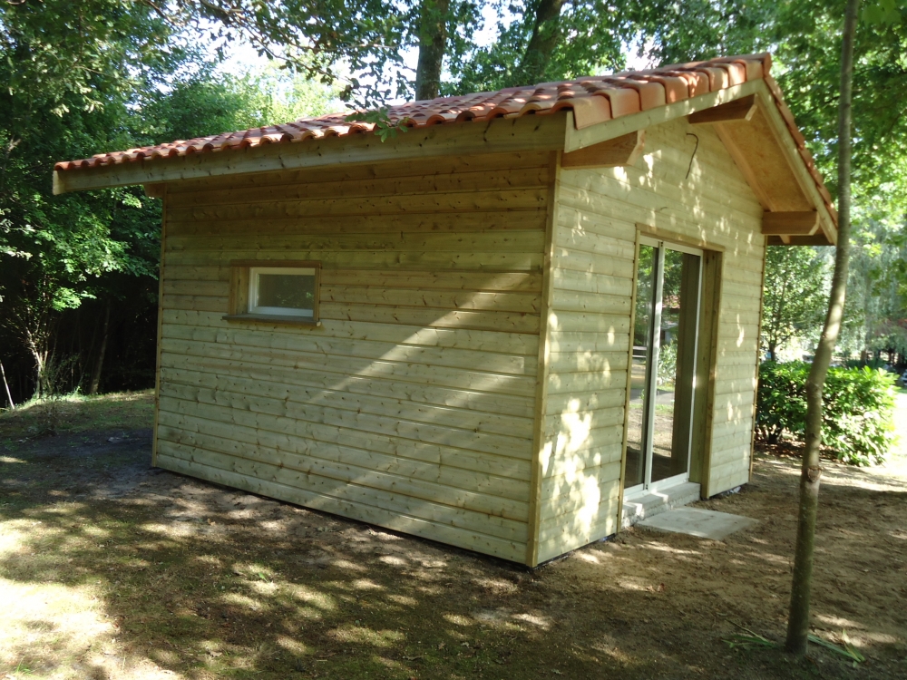 chalet à ossature bois Rion des Landes