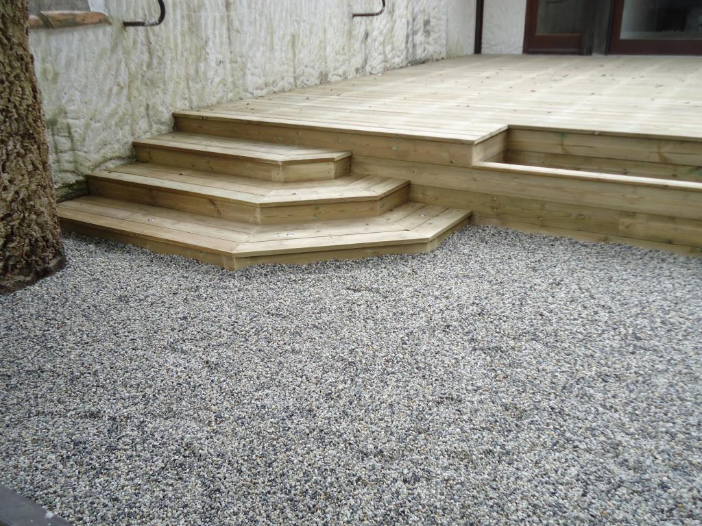 escalier en bois de 2.5mx1.2m