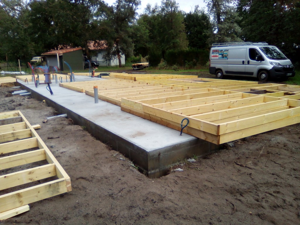 construction des murs à ossature bois