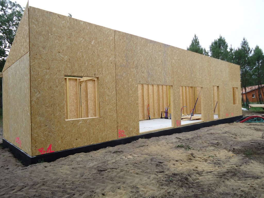 construction d'une maison bois à Trensacq 40630