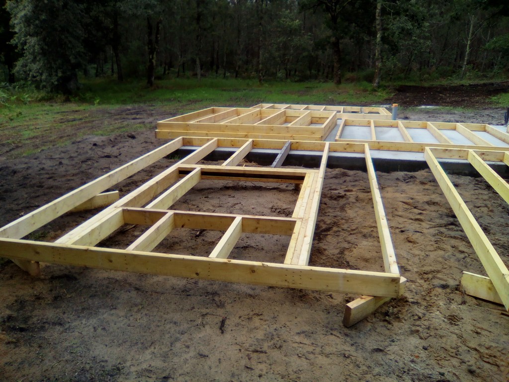 construction des murs à ossature bois
