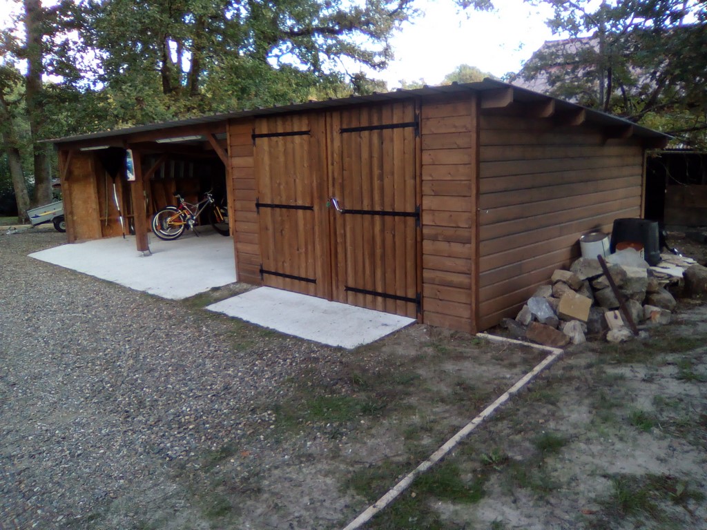 garage en bois landes, construction garage bois landes